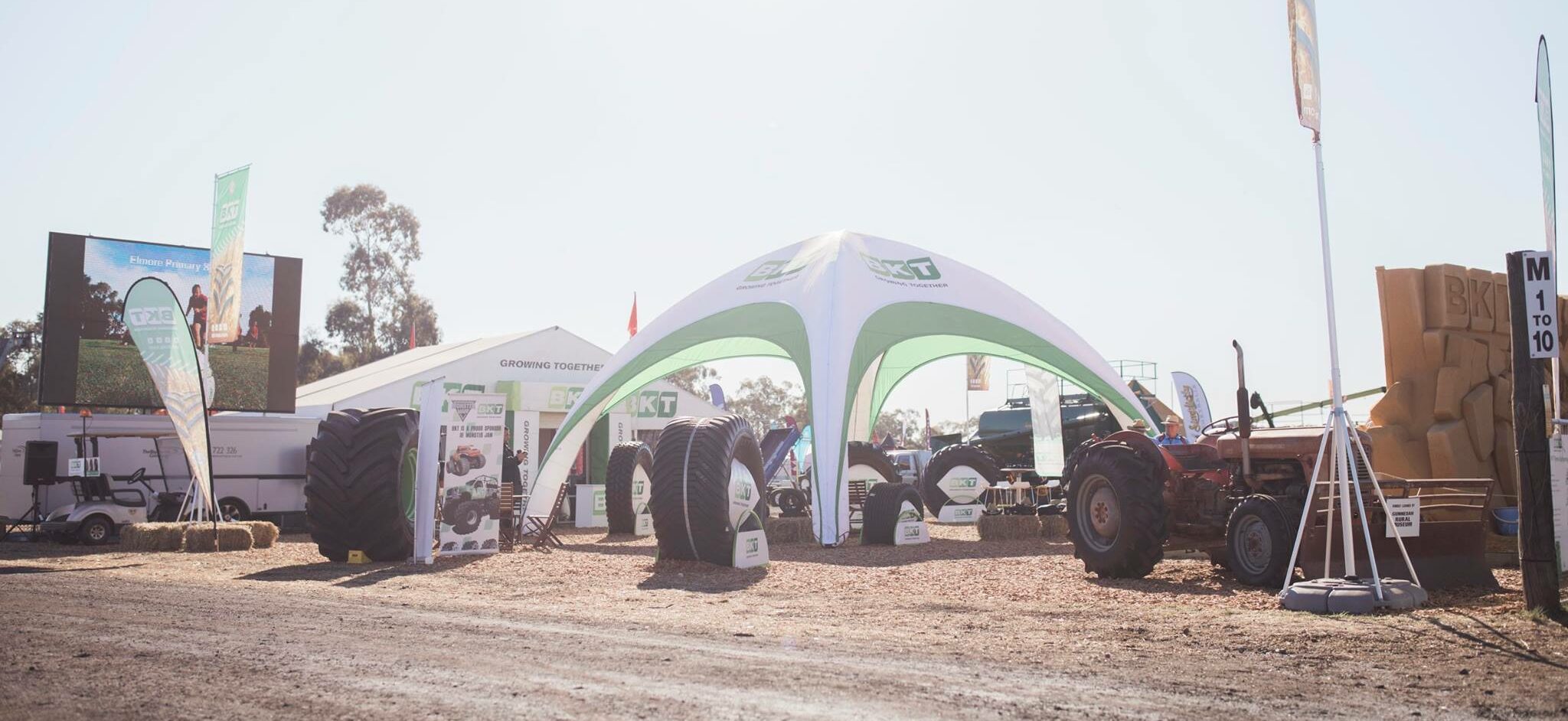 Tradefaire and BKT Tyres at AgQuip